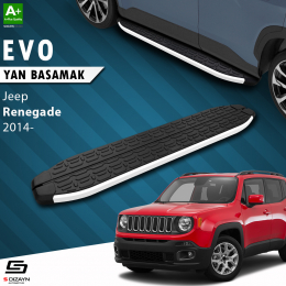Jeep Renegade Evo Aluminyum Yan Basamak 173 Cm 2014 Üzeri