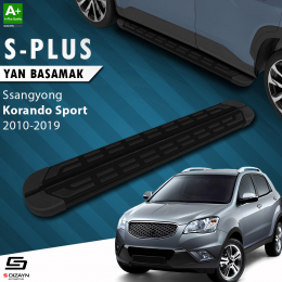 S-Dizayn Ssangyong Korando Sport S-Plus Siyah Yan Basamak 203 Cm 2010-2019 A+ Kalite