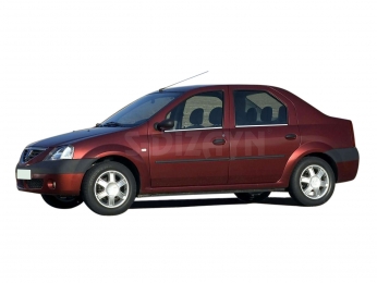 S-Dizayn Dacia Logan Krom Cam Çıtası 4 Prç 2005-2013