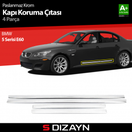 S-Dizayn Bmw 5 Serisi E60 Kapı Koruma Çıtası Krom 2005-2010