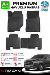 S-Dizayn Ssangyong Musso 3D Pro Havuzlu Paspas 2018 Üzeri A+ Kalite