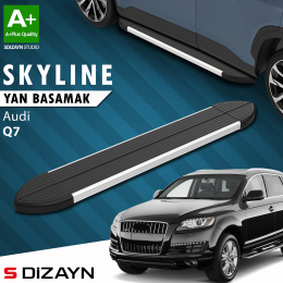 S-Dizayn Audi Q7 Skyline Aluminyum Yan Basamak 213 Cm 2005-2015 A+ Kalite