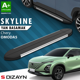 S-Dizayn Chery Omoda5 Skyline Krom Yan Basamak 183 Cm 2022 Üzeri A+ Kalite