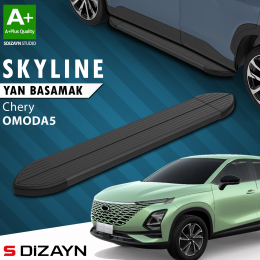 S-Dizayn Chery Omoda5 Skyline Siyah Yan Basamak 183 Cm 2022 Üzeri A+ Kalite