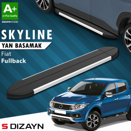 S-Dizayn Fiat Fullback Skyline Aluminyum Yan Basamak 193 Cm 2016-2019 A+ Kalite