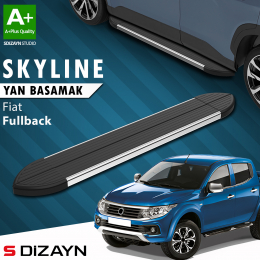 S-Dizayn Fiat Fullback Skyline Krom Yan Basamak 193 Cm 2016-2019 A+ Kalite