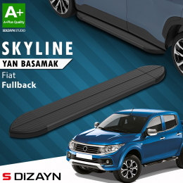 S-Dizayn Fiat Fullback Skyline Siyah Yan Basamak 193 Cm 2016-2019 A+ Kalite