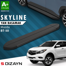 S-Dizayn Mazda BT-50 Pick-Up Skyline Siyah Yan Basamak 193 Cm 2006-2012 A+ Kalite