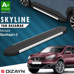S-Dizayn Nissan Qashqai +2 Skyline Aluminyum Yan Basamak 183 Cm 2007-2014 A+ Kalite