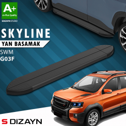 S-Dizayn SWM G03F Skyline Siyah Yan Basamak 193 Cm 2023 Üzeri A+ Kalite