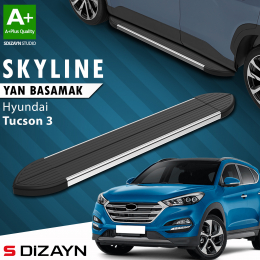 S-Dizayn Hyundai Tucson 3 Skyline Krom Yan Basamak 173 Cm 2015-2020 A+ Kalite