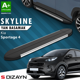 S-Dizayn Kia Sportage 4 Skyline Krom Yan Basamak 173 Cm 2016-2021 A+ Kalite