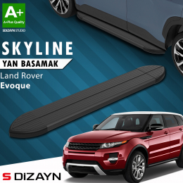 S-Dizayn Land Rover Range Rover Evoque Skyline Siyah Yan Basamak 173 Cm 2012-2017 A+ Kalite
