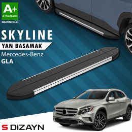 S-Dizayn Mercedes GLA X156 Skyline Krom Yan Basamak 183 Cm 2013-2020 A+ Kalite