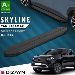 S-Dizayn Mercedes X-Class Skyline Siyah Yan Basamak 203 Cm 2018-2020 A+ Kalite