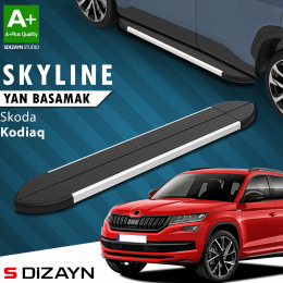 S-Dizayn Skoda Kodiaq Skyline Aluminyum Yan Basamak 193 Cm 2017-2023 A+ Kalite
