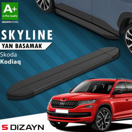 S-Dizayn Skoda Kodiaq Skyline Siyah Yan Basamak 193 Cm 2017-2023 A+ Kalite