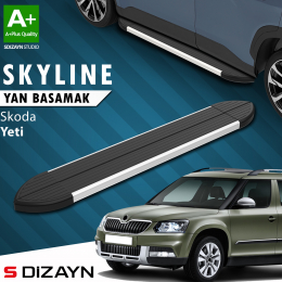 S-Dizayn Skoda Yeti Skyline Aluminyum Yan Basamak 173 Cm 2009-2017 A+ Kalite