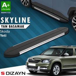 S-Dizayn Skoda Yeti Skyline Krom Yan Basamak 173 Cm 2009-2017 A+ Kalite