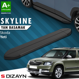 S-Dizayn Skoda Yeti Skyline Siyah Yan Basamak 173 Cm 2009-2017 A+ Kalite
