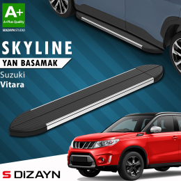 S-Dizayn Suzuki Vitara 4 Skyline Krom Yan Basamak 163 Cm 2015 Üzeri A+ Kalite