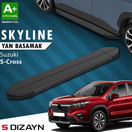 S-Dizayn Suzuki SX4 2 S-Cross Skyline Siyah Yan Basamak 173 Cm 2014-2021 A+ Kalite