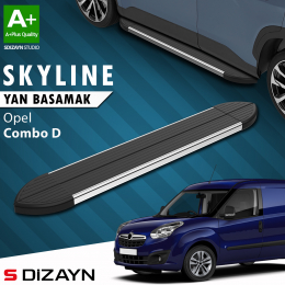 S-Dizayn Opel Combo D Skyline Krom Yan Basamak 193 Cm 2011-2015 A+ Kalite