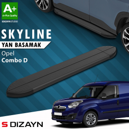 S-Dizayn Opel Combo D Skyline Siyah Yan Basamak 193 Cm 2011-2015 A+ Kalite
