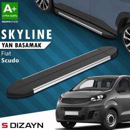 S-Dizayn Fiat Scudo 3 Skyline Krom Yan Basamak 213 Cm 2020 Üzeri A+ Kalite
