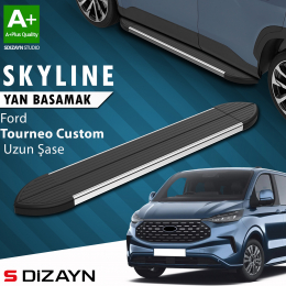 S-Dizayn Ford Tourneo Custom 2 Skyline Krom Yan Basamak 263 Cm 2023 Üzeri A+ Kalite