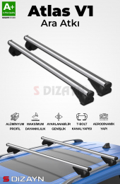 S-Dizayn S-Bar Atlas V1 Ara Atkı Tavan Taşıyıcı Barı Gri 155 Cm Universal A+ Kalite