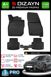 S-Dizayn Cupra Leon 3D Pro Havuzlu Paspas 2023 Üzeri A+ Kalite