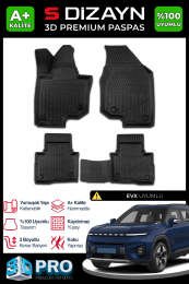 S-Dizayn Ssangyong Torres EVX 3D Pro Havuzlu Paspas 2023 Üzeri A+ Kalite