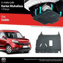 S-Dizayn Fiat Doblo 2 Çelik Karter Muhafaza Koruma 2010-2022 A+ Kalite