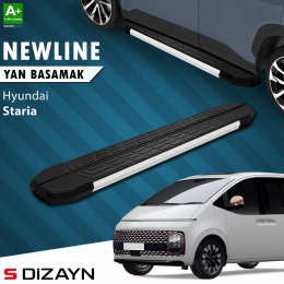 S-Dizayn Hyundai Staria S-Line Aluminyum Yan Basamak 233 Cm 2021 Üzeri A+ Kalite