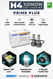 S-Dizayn Prime Plus H4 Led Xenon / 45W / 7000K A+ Kalite