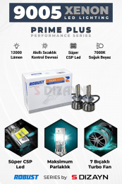 S-Dizayn Prime Plus 9006 Led Xenon / 45W / 12000 LM / 7000K A+ Kalite