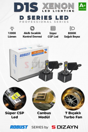 S-Dizayn D1S Led Xenon / 60W / 12000 LM / 8000K A+ Kalite