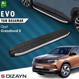S-Dizayn Opel Grandland X 2 Hybrid Benzinli Evo Krom Yan Basamak 193 Cm 2024 Üzeri A+ Kalite