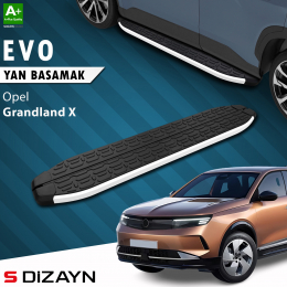 S-Dizayn Opel Grandland X 2 Hybrid Benzinli Evo Aluminyum Yan Basamak 193 Cm 2024 Üzeri A+ Kalite