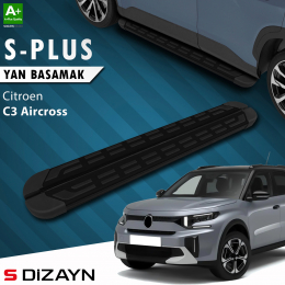 S-Dizayn Citroen C3 Aircross 2 S-Plus Siyah Yan Basamak 183 Cm 2024 Üzeri A+ Kalite