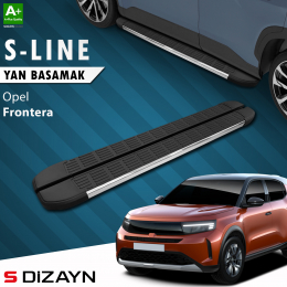 S-Dizayn Opel Frontera S-Line Krom Yan Basamak 183 Cm 2024 Üzeri A+ Kalite