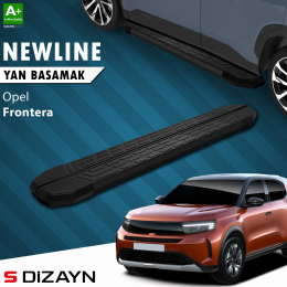 S-Dizayn Opel Frontera NewLine Siyah Yan Basamak 183 Cm 2024 Üzeri A+ Kalite