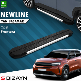 S-Dizayn Opel Frontera NewLine Krom Yan Basamak 183 Cm 2024 Üzeri A+ Kalite