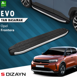 S-Dizayn Opel Frontera Evo Krom Yan Basamak 183 Cm 2024 Üzeri A+ Kalite