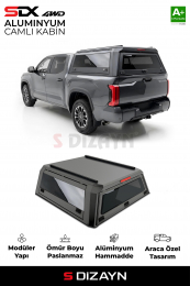 S-Dizayn SDX VW Amarok Aluminyum Pro Camlı Kabin 2023 Üzeri