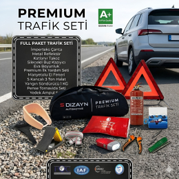 S-Dizayn Premium Araç Trafik Seti Full Paket 12 Parça