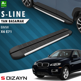 S-Dizayn Bmw X6 E71 S-Line Aluminyum Yan Basamak 193 Cm 2008-2014 A+ Kalite