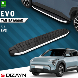 S-Dizayn Kia EV3 Evo Aluminyum Yan Basamak 183 Cm 2025 Üzeri A+ Kalite