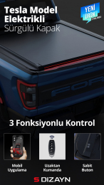 S-Dizayn Nissan Navara Tesla Model Elektrikli Sürgülü Kapak 2015-2025